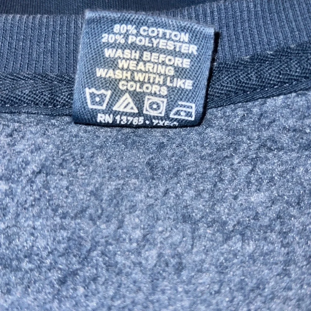 Fruit of the Loom Blue Medium Weight Soft Sweatshirt Size 2XL - Picture 5 of 5